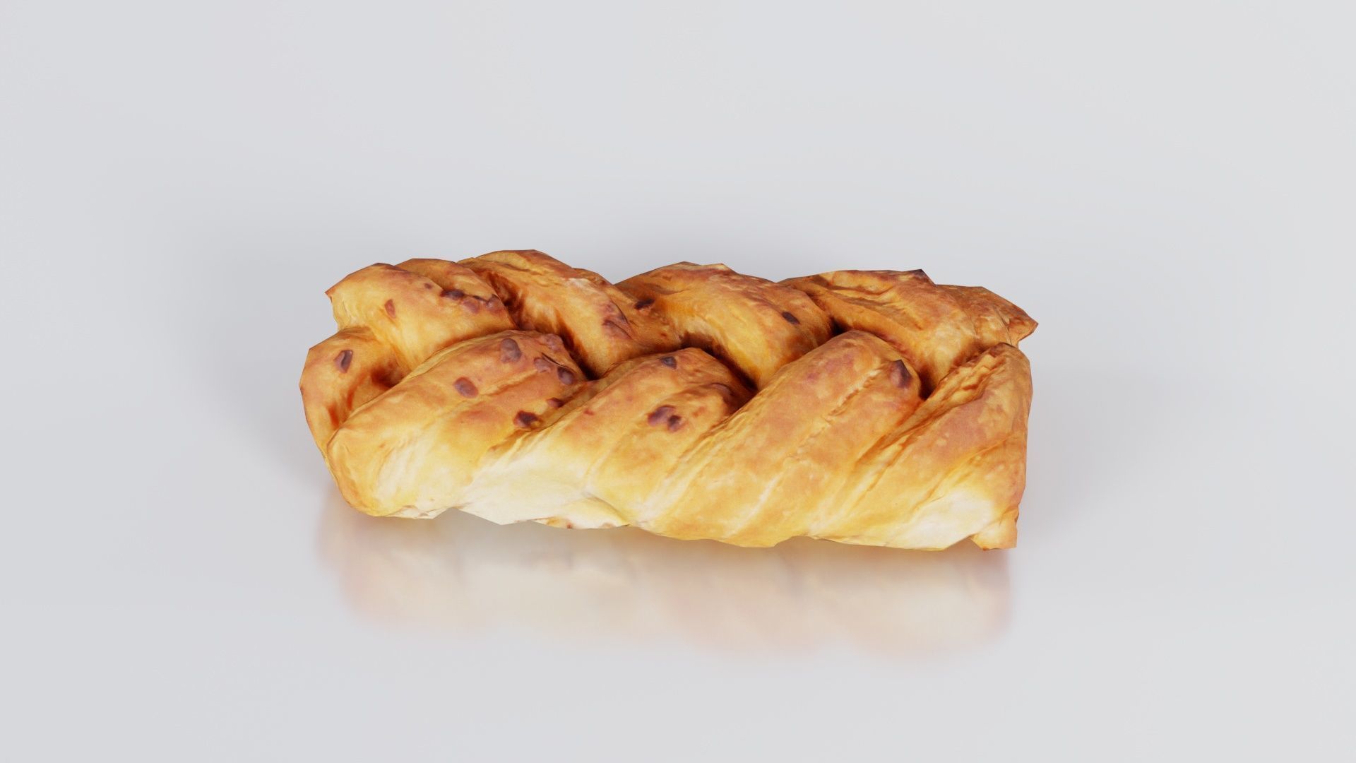 Crispy Honey Cake Low-poly 3D model_5