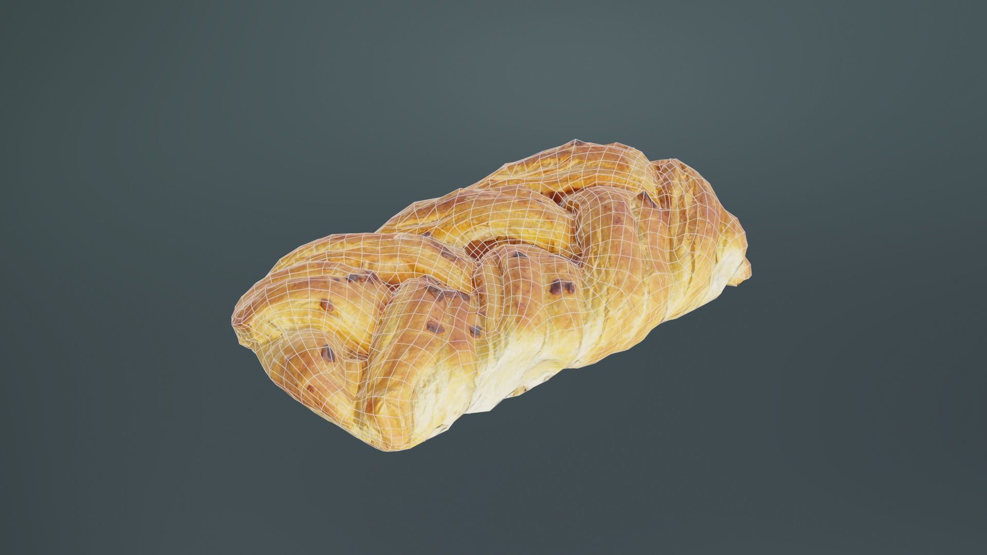 Crispy Honey Cake Low-poly 3D model_9