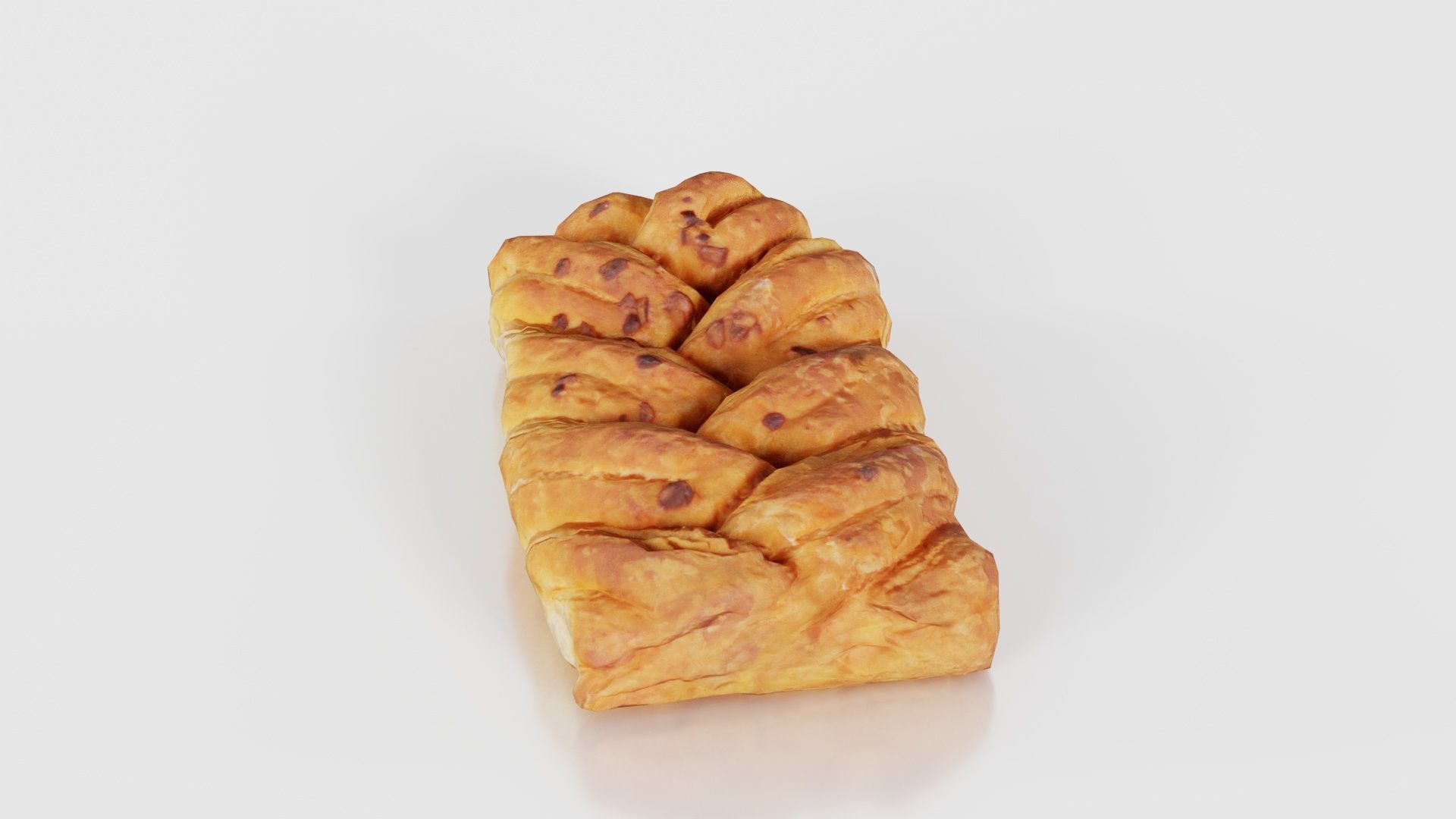 Crispy Honey Cake Low-poly 3D model_23