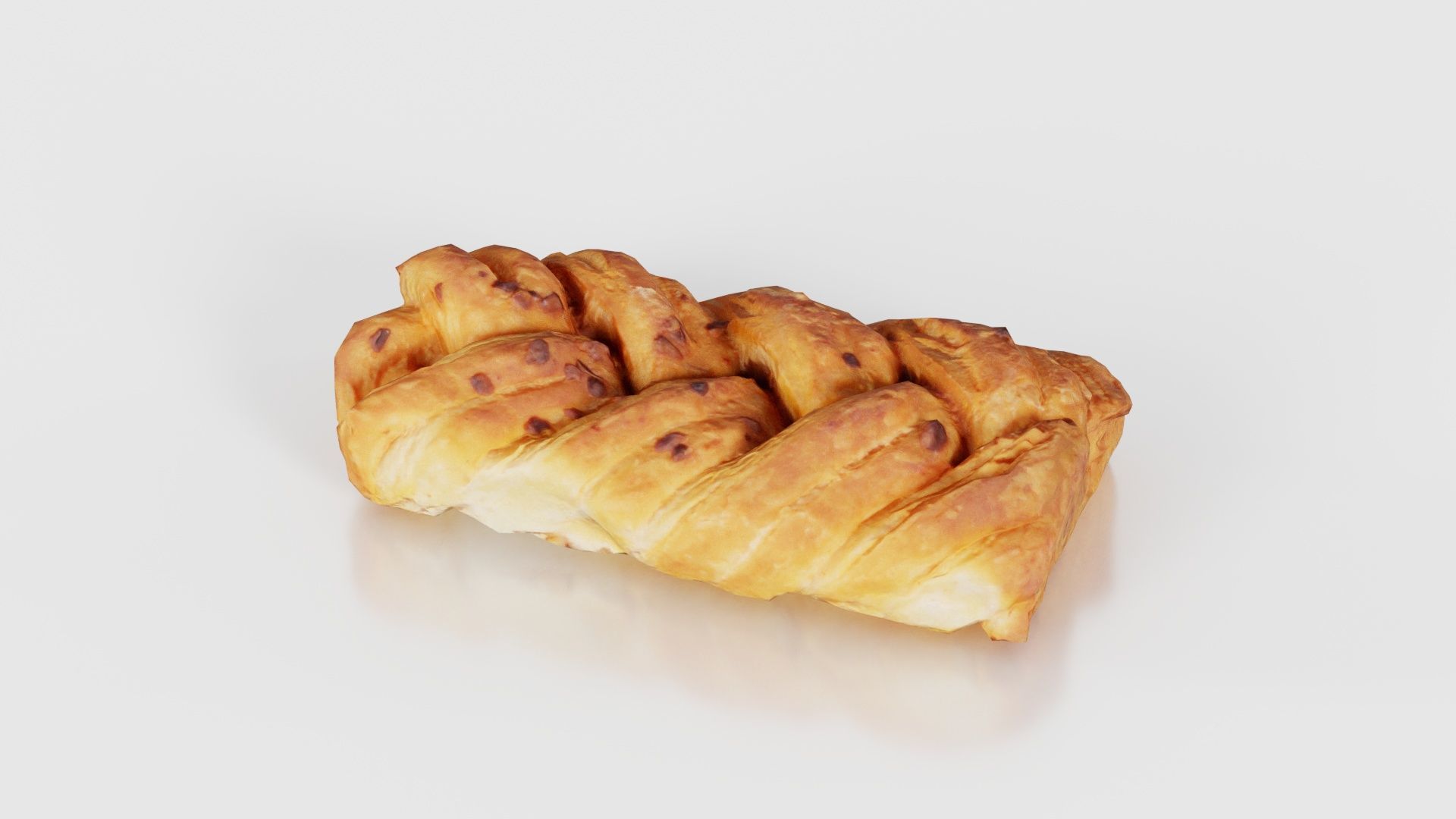 Crispy Honey Cake Low-poly 3D model_25