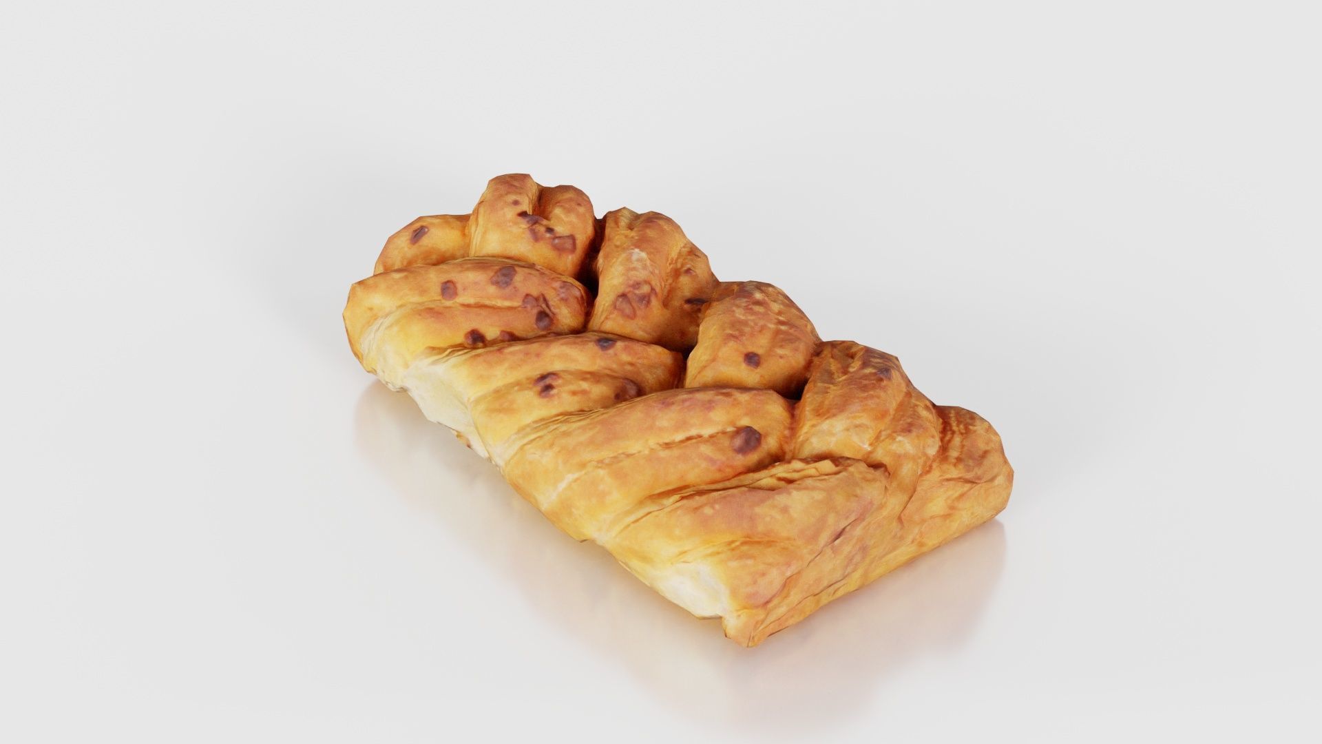 Crispy Honey Cake Low-poly 3D model_24