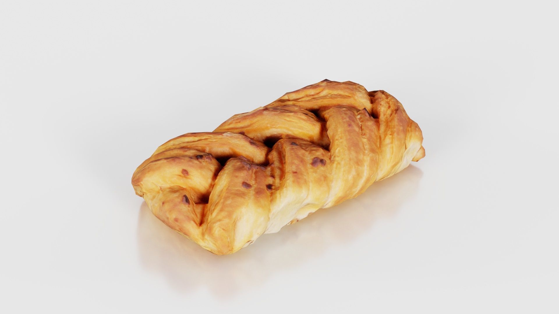 Crispy Honey Cake Low-poly 3D model_15