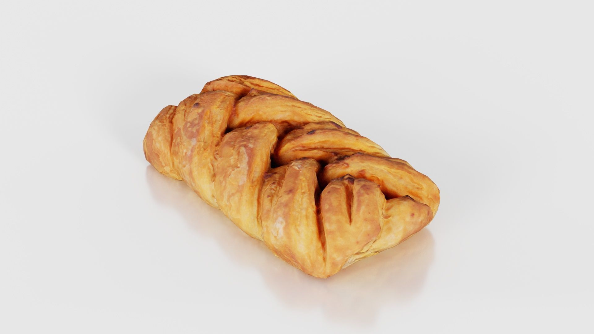 Crispy Honey Cake Low-poly 3D model_18