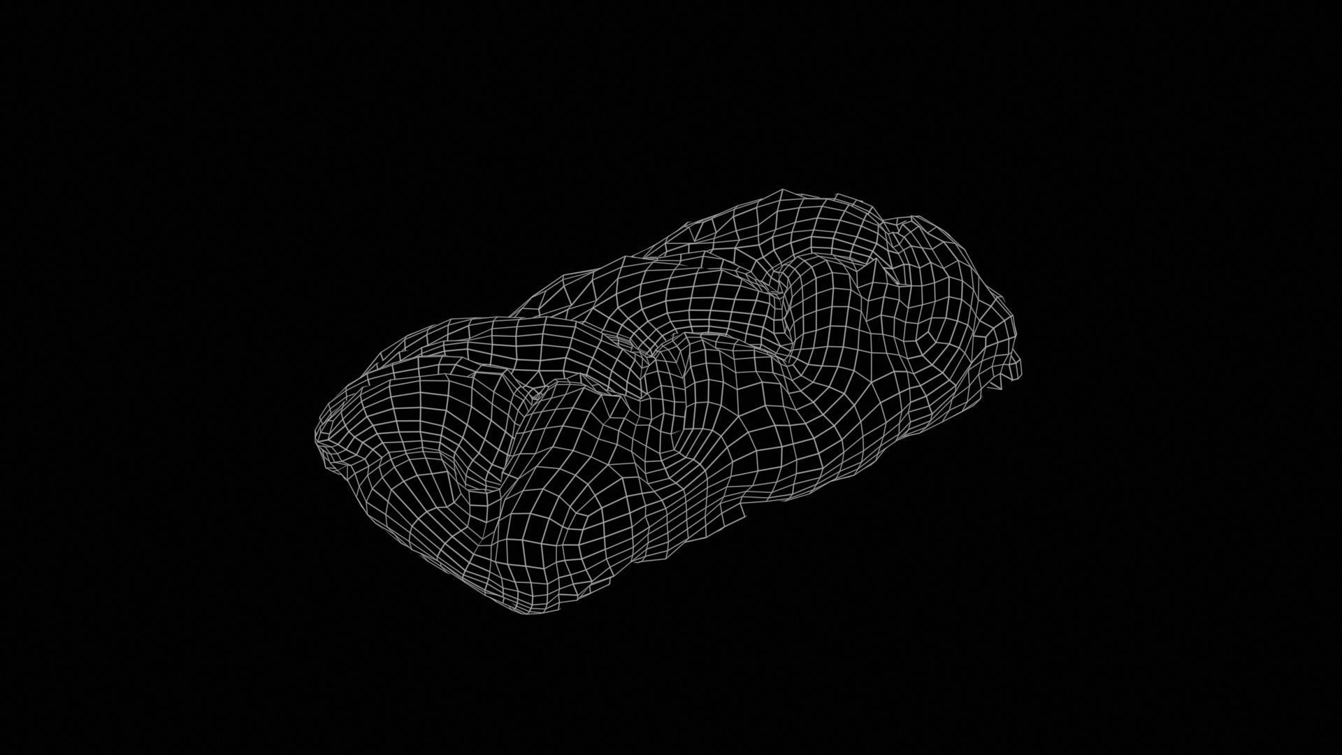 Crispy Honey Cake Low-poly 3D model_11