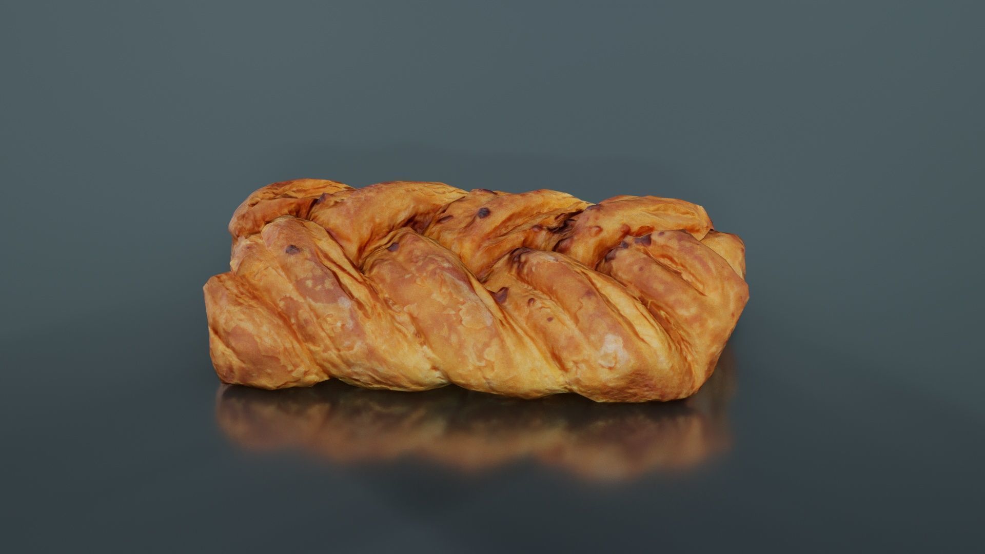 Crispy Honey Cake Low-poly 3D model_7