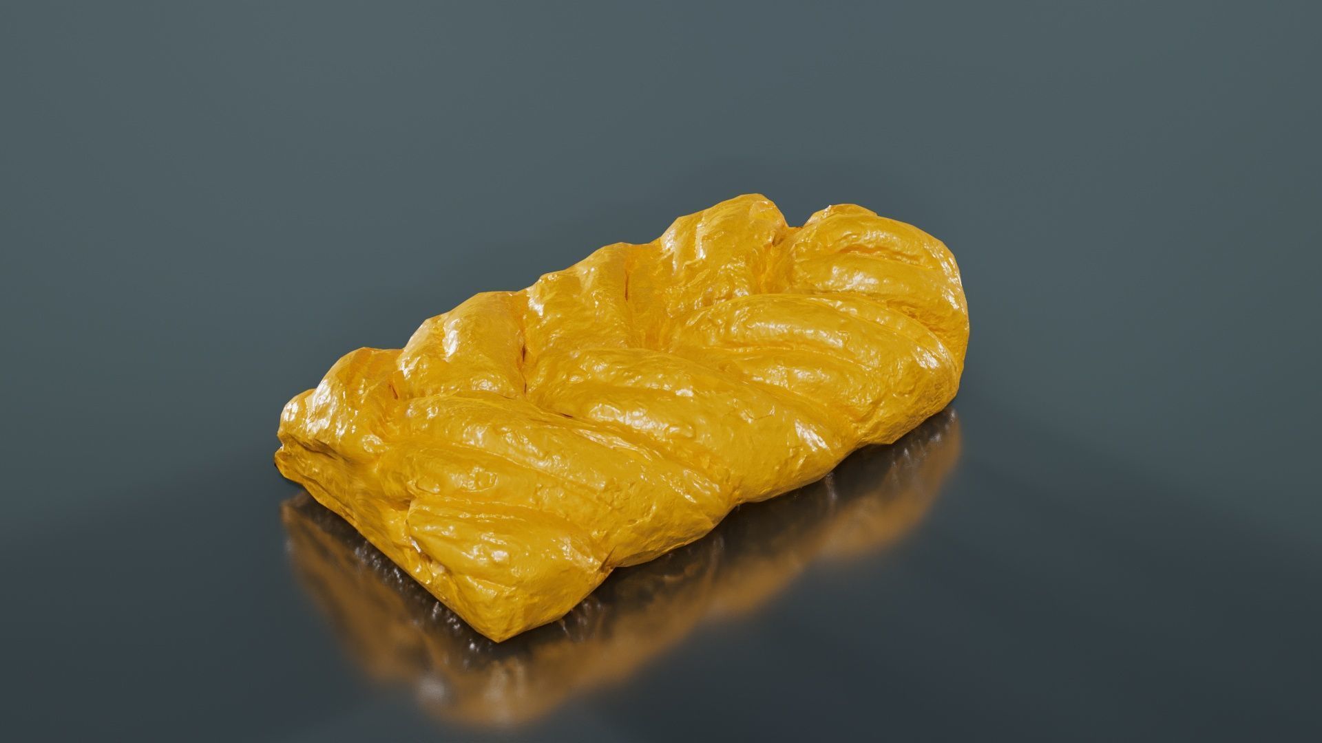 Crispy Honey Cake Low-poly 3D model_13