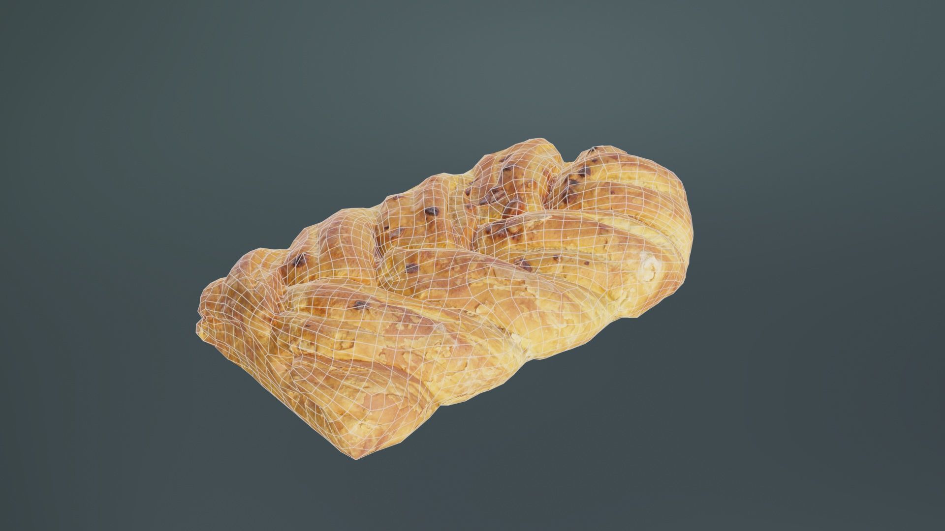 Crispy Honey Cake Low-poly 3D model_10