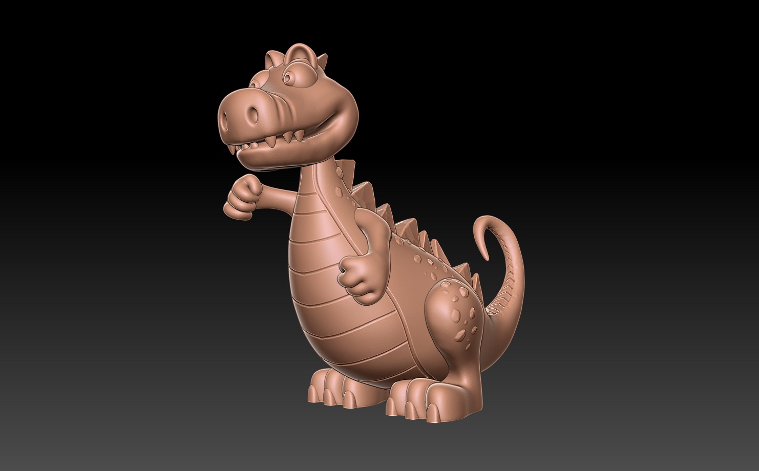 Friendly Dinosaur RoZ 3D print model_4