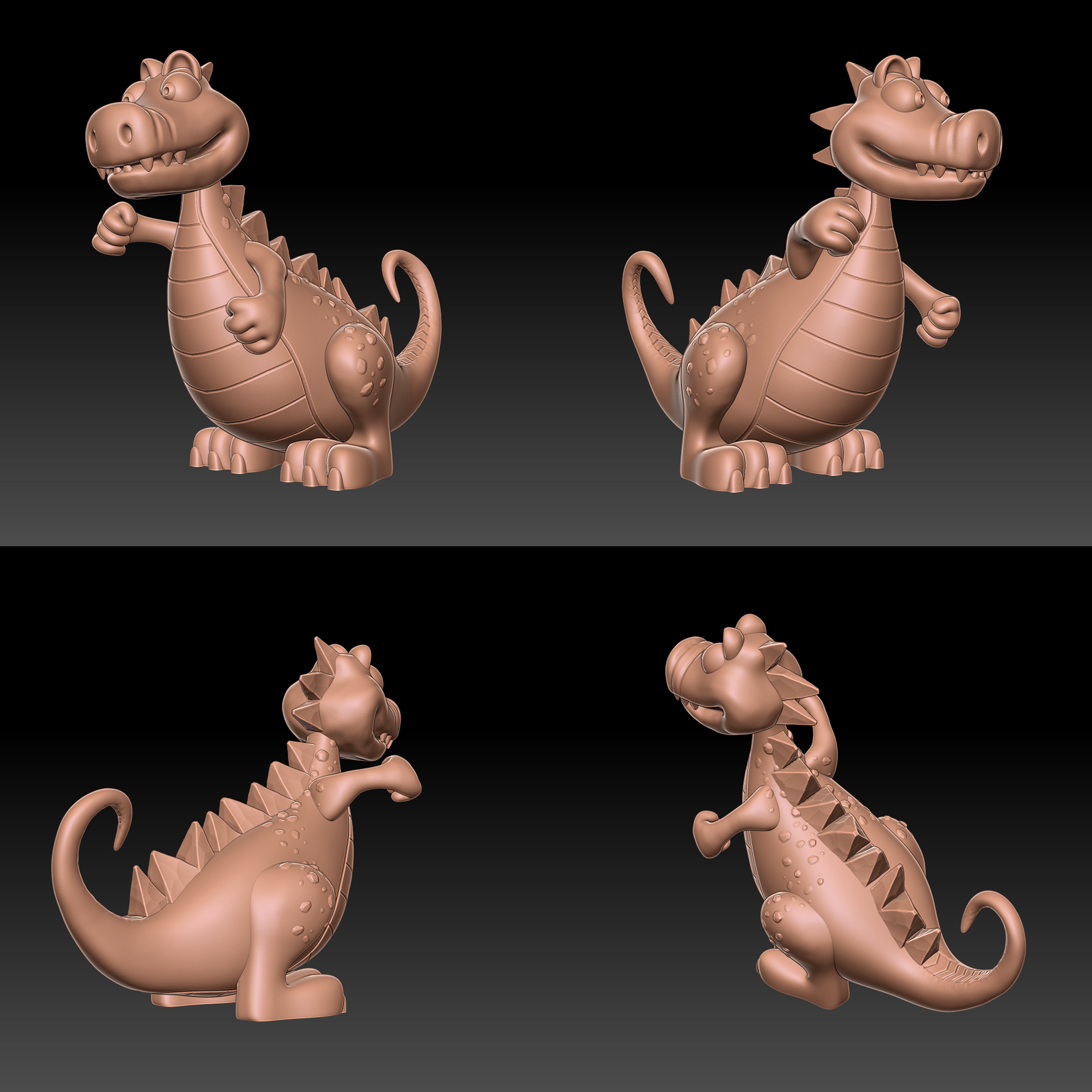 Friendly Dinosaur RoZ 3D print model_7