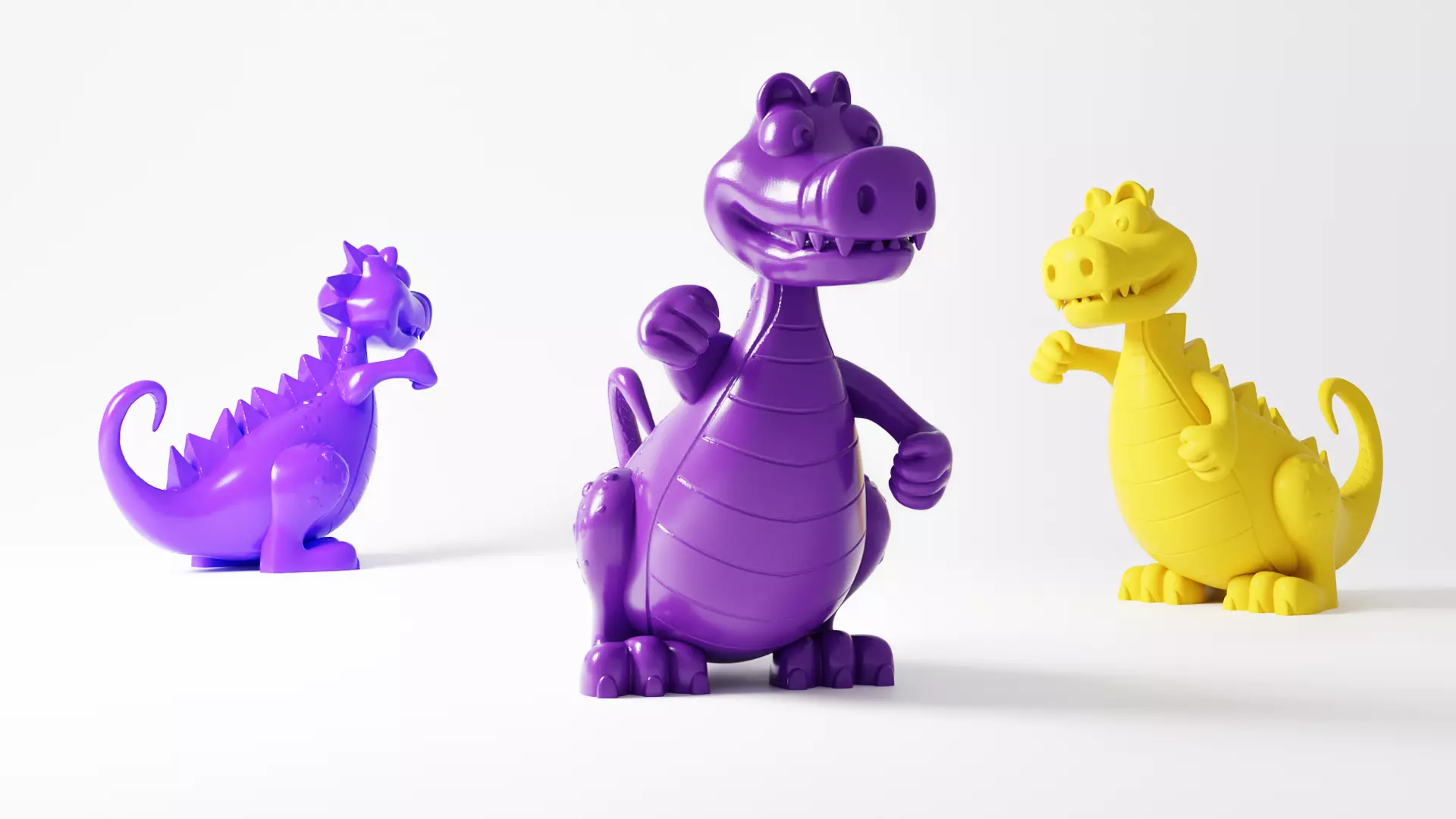 Friendly Dinosaur RoZ 3D print model_0