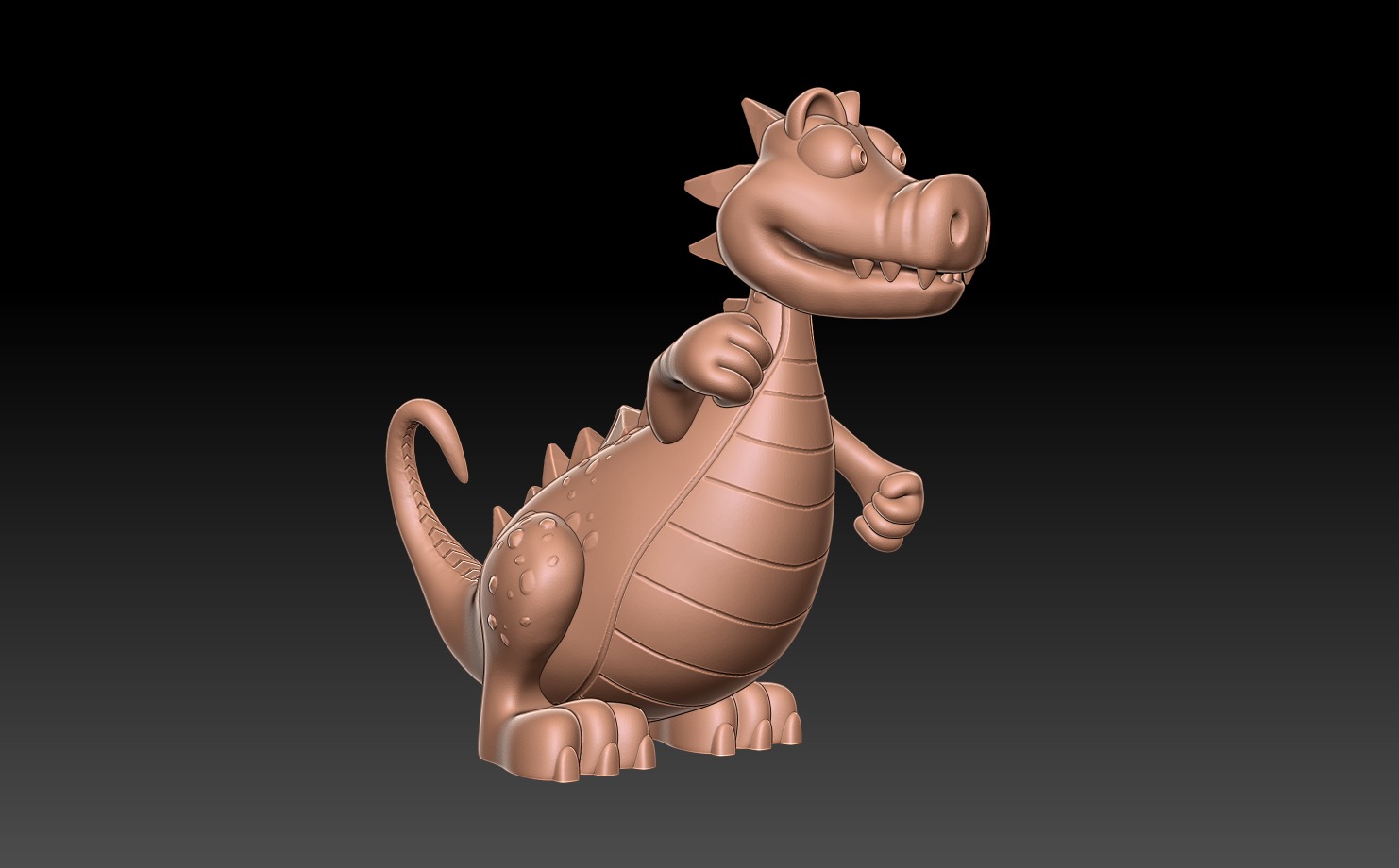 Friendly Dinosaur RoZ 3D print model_5