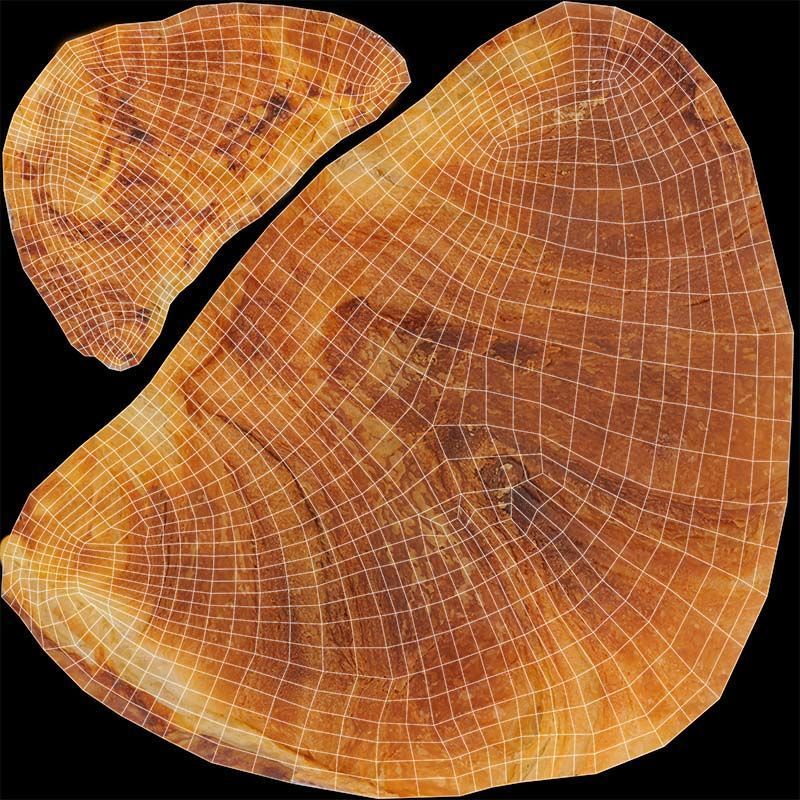 Croissant Low-poly 3D model_14