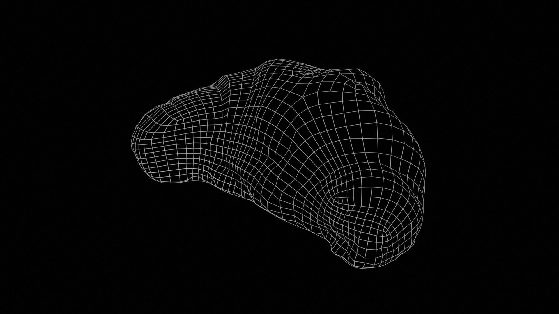 Croissant Low-poly 3D model_11