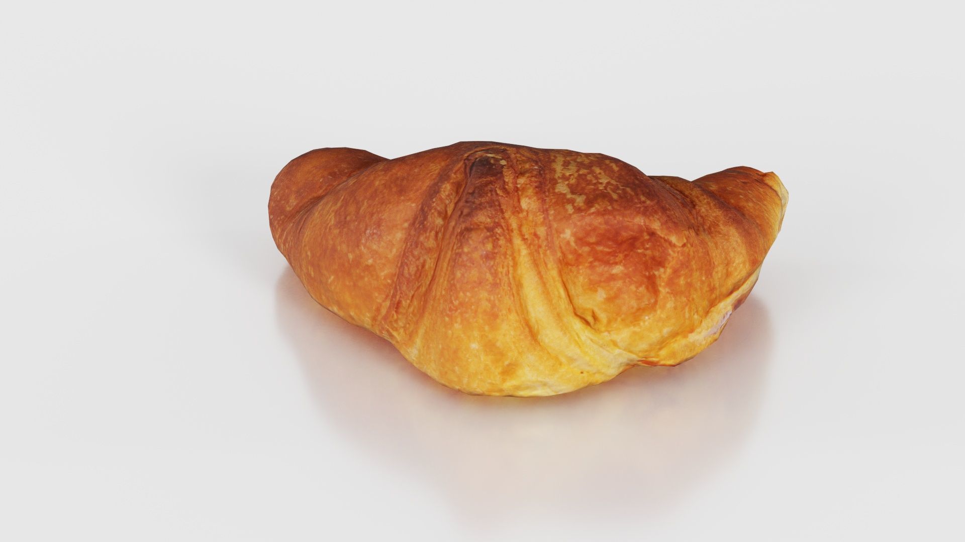 Croissant Low-poly 3D model_22