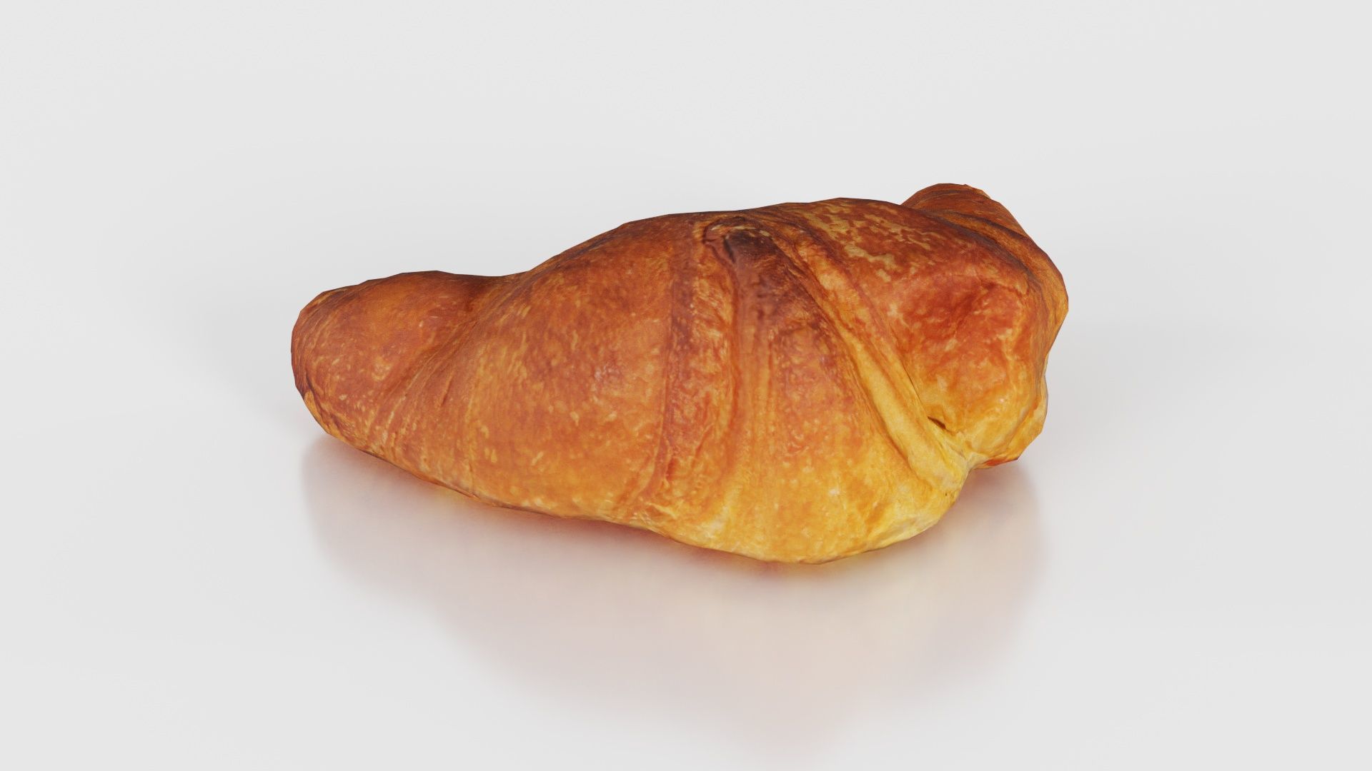Croissant Low-poly 3D model_23