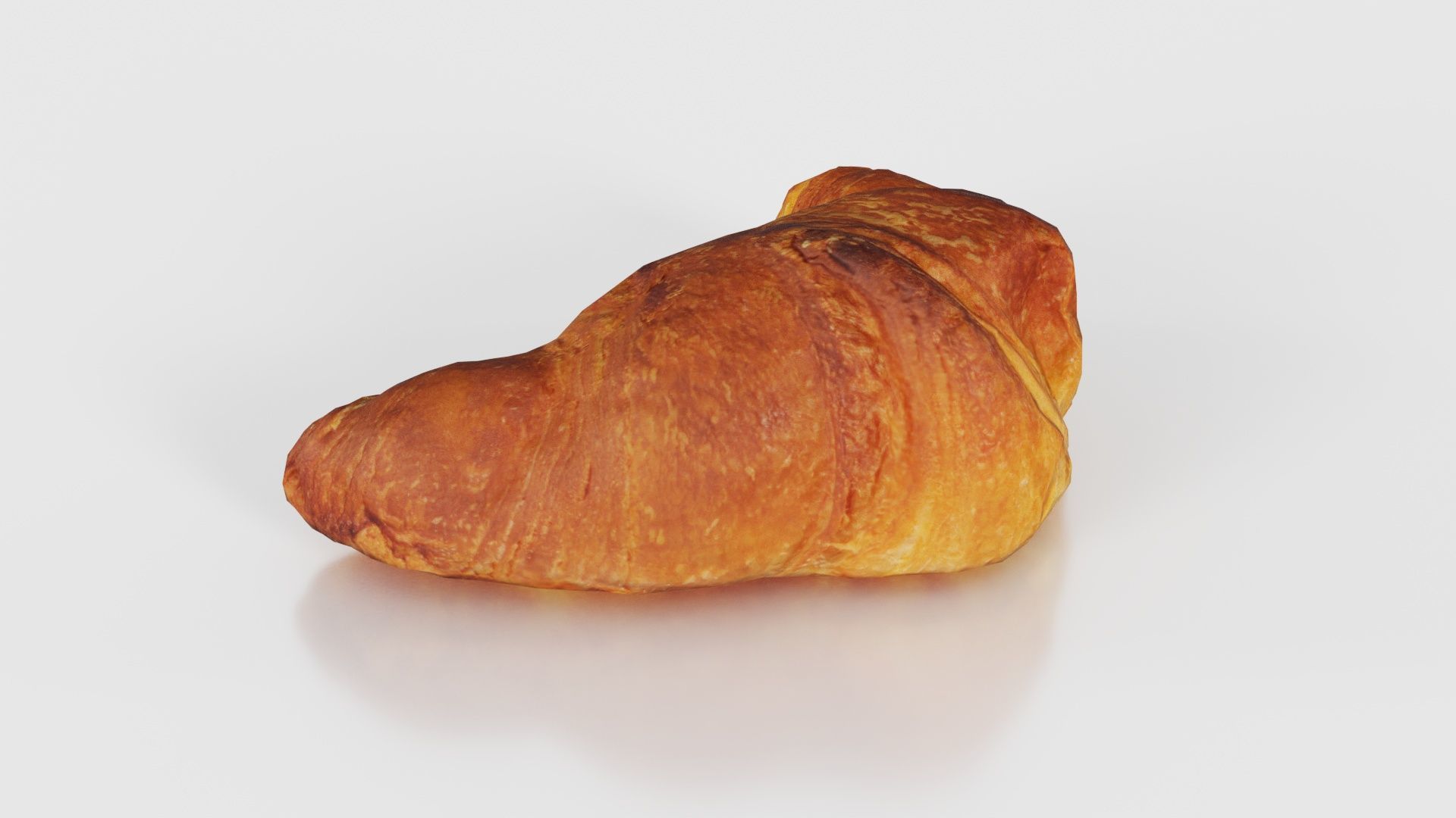 Croissant Low-poly 3D model_24