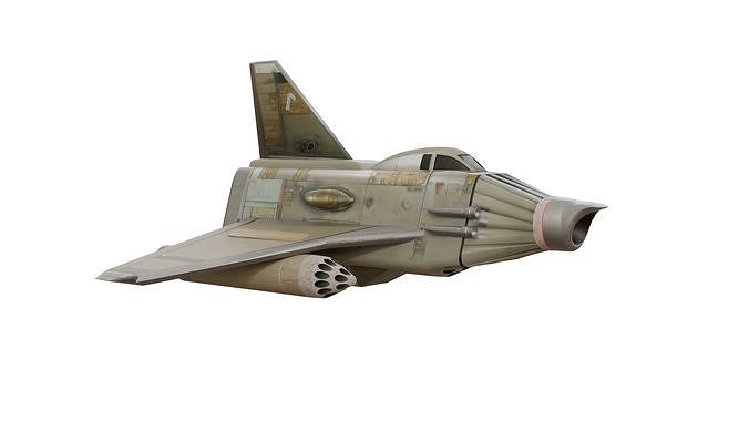 UFO SKY-1 Low-poly 3D model