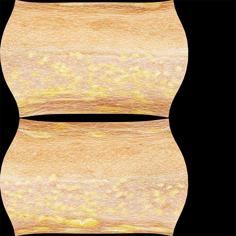 Crunchy Donut Low-poly 3D model_14