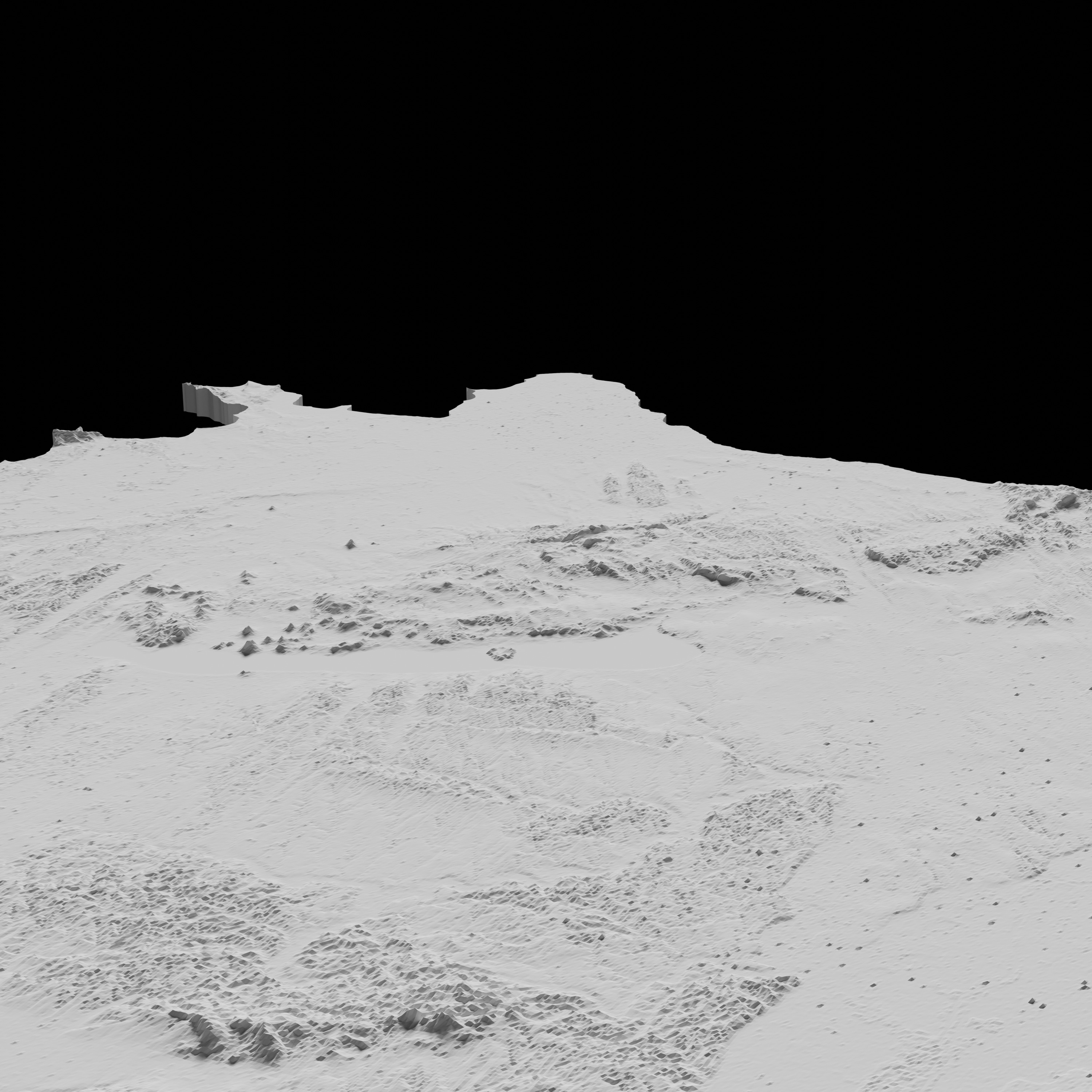 Hungary Topographic Map - 3D Terrain Topography of Hungary 3D print model_2