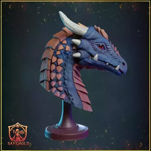 Edoriak the friendly Dragon Bust