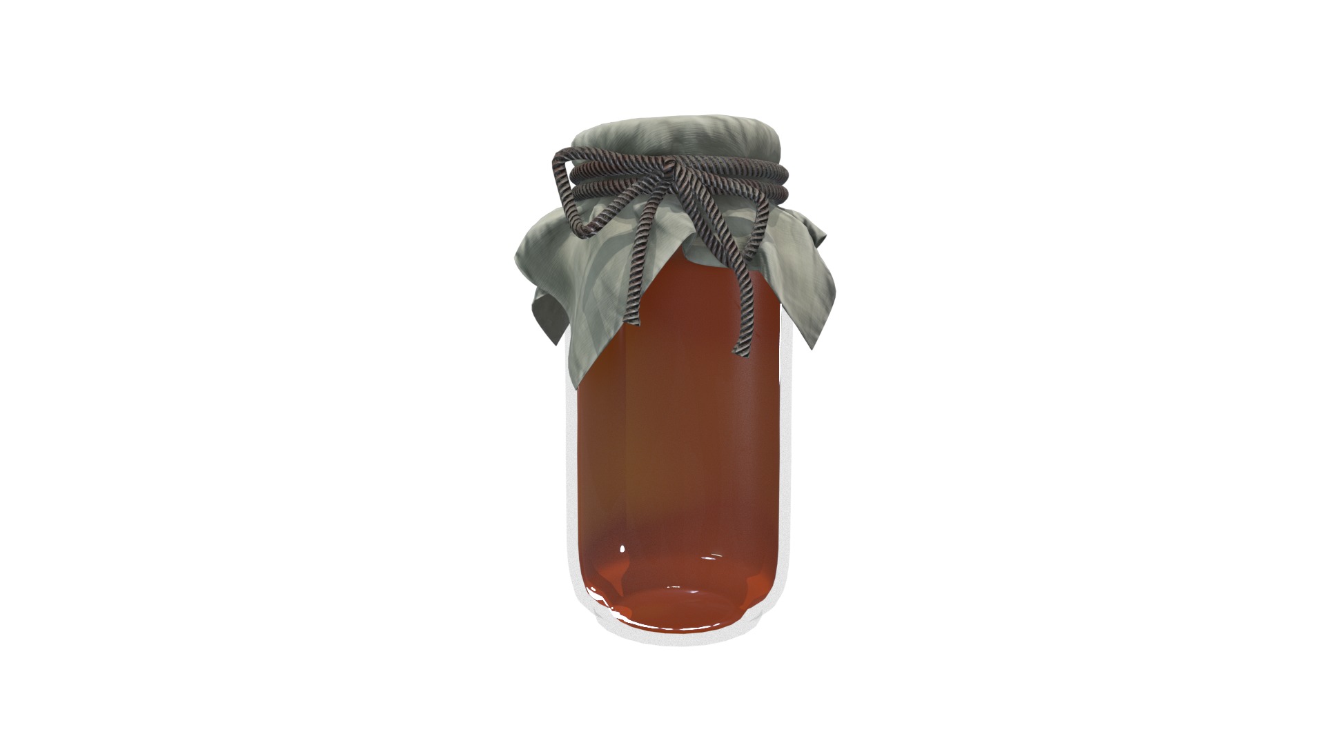Jar V03 Low-poly 3D model_8