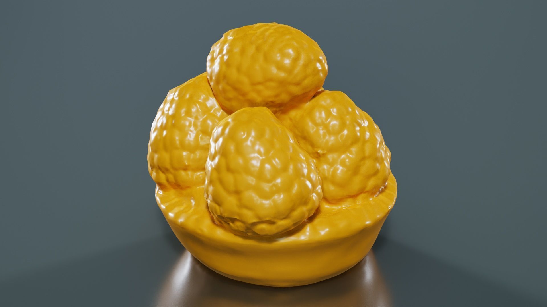 Framboise Cake Low-poly 3D model_13