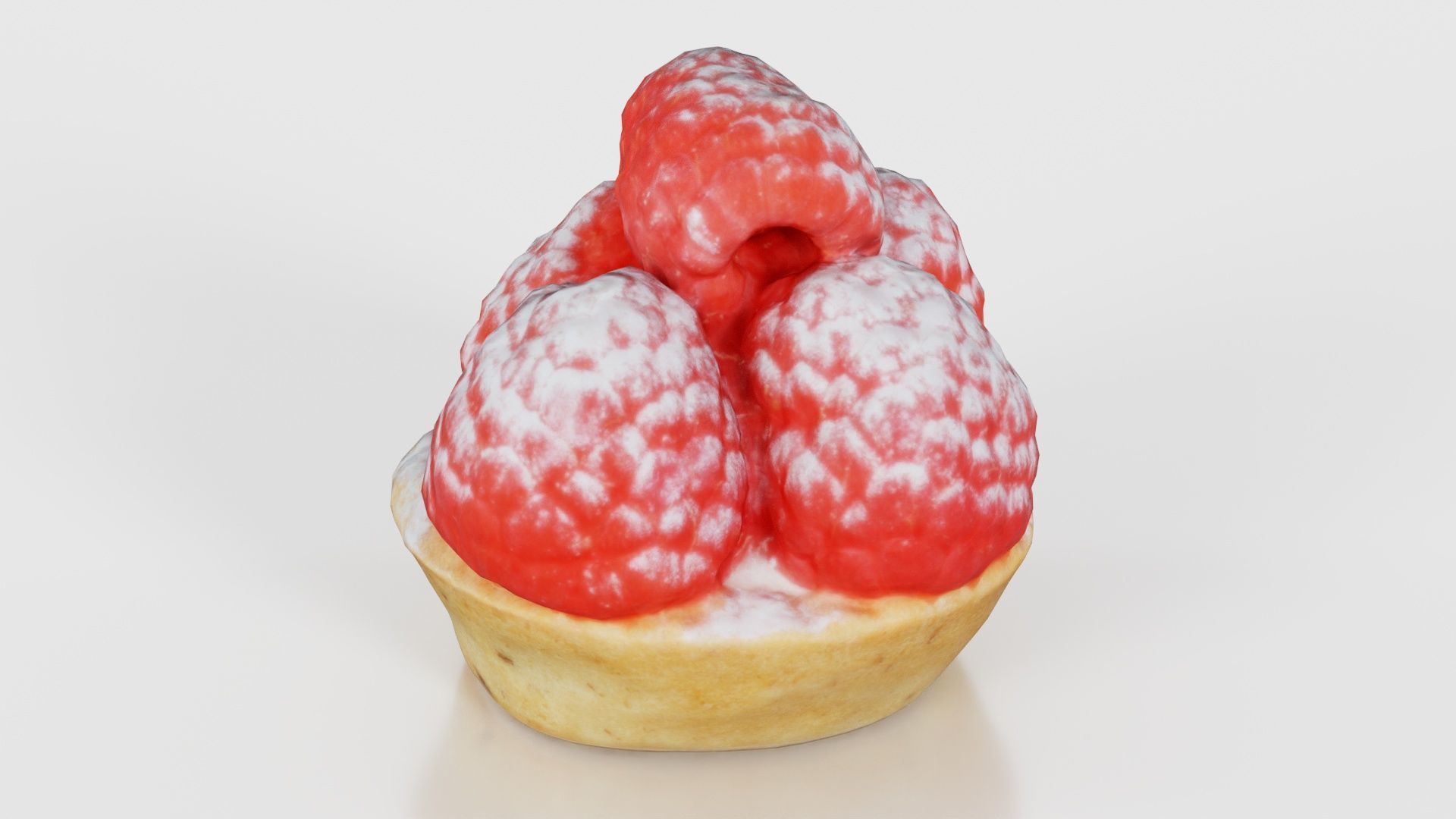 Framboise Cake Low-poly 3D model_26