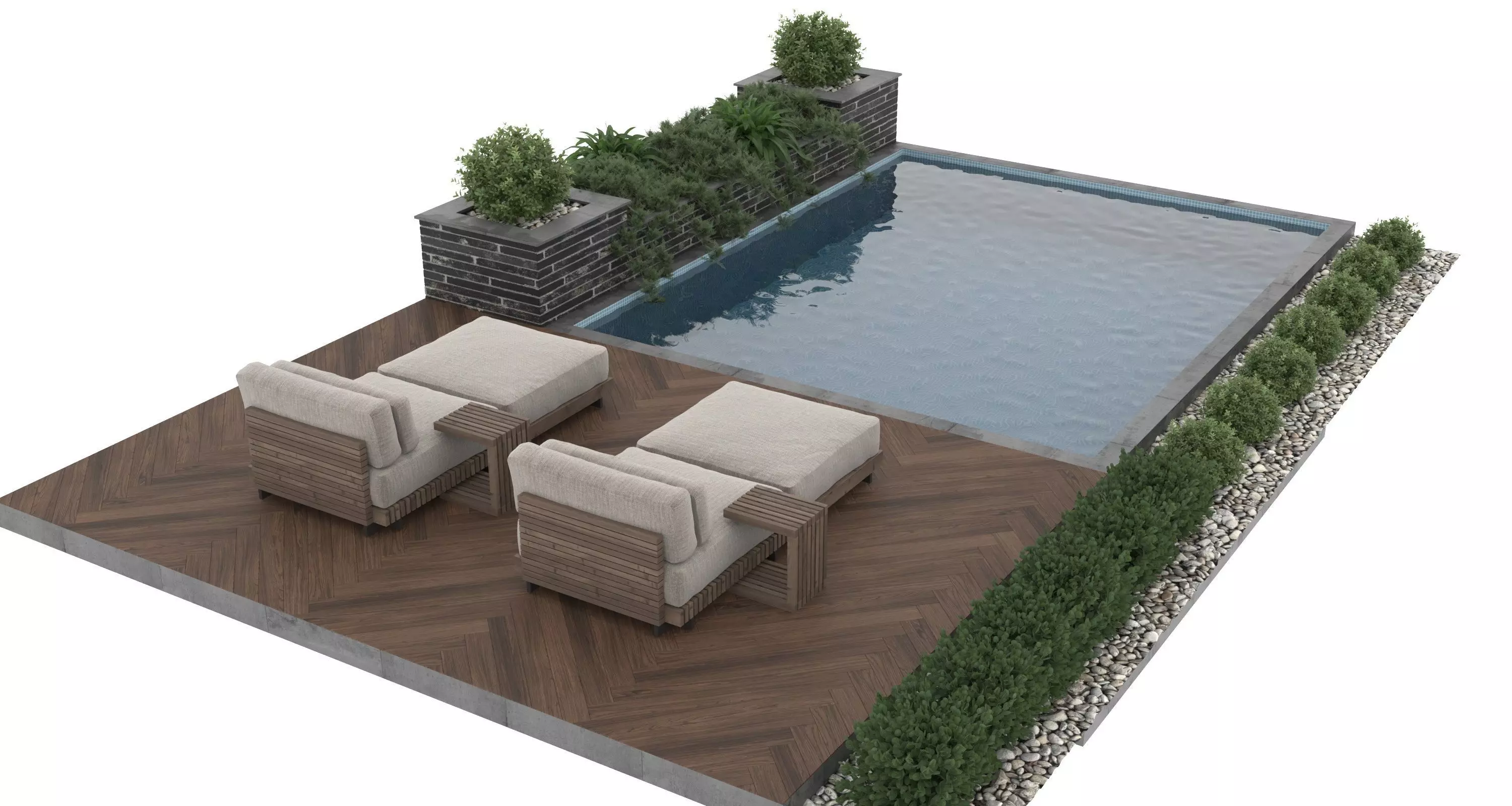 Swimming Pool 5 3D model_0
