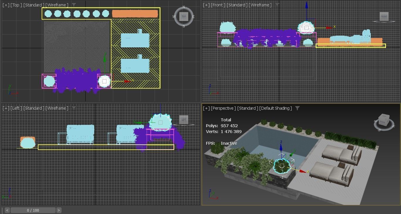 Swimming Pool 5 3D model_9