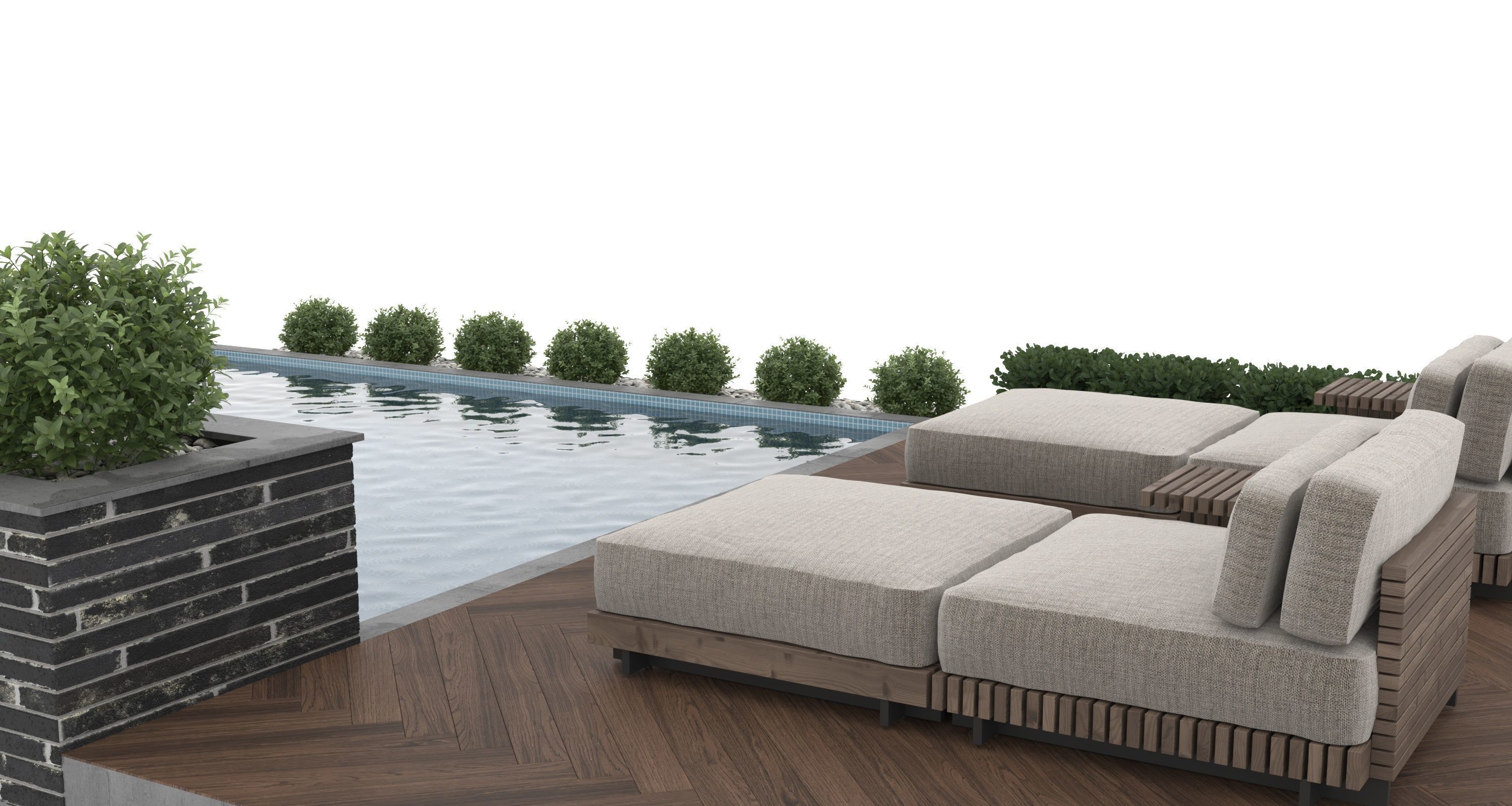 Swimming Pool 5 3D model_4