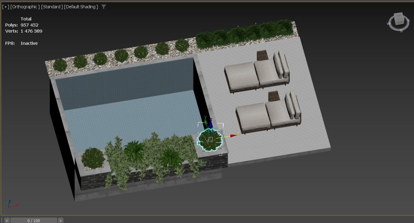 Swimming Pool 5 3D model_6