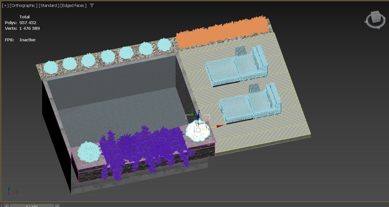 Swimming Pool 5 3D model_7