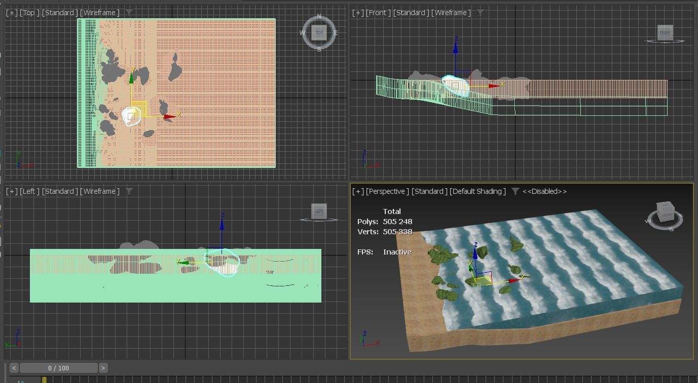 Seashore 3D model_9