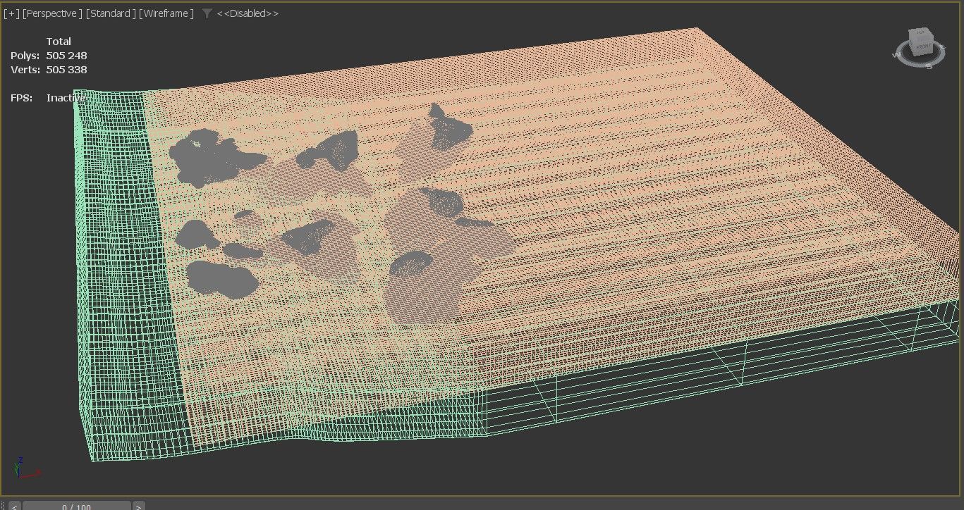 Seashore 3D model_7