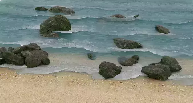 Seashore 3D model