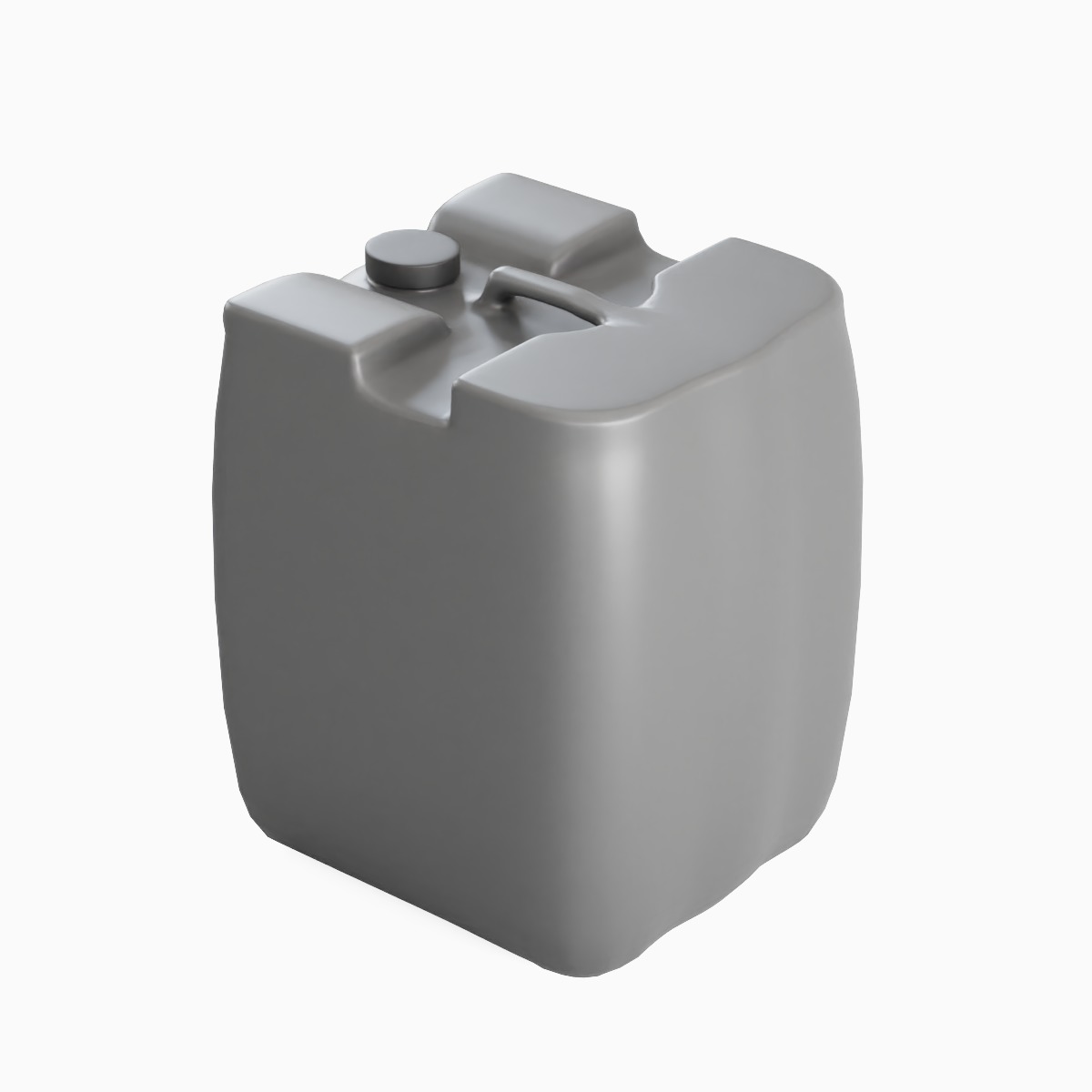 Plastic Canister B 06 3D model_5