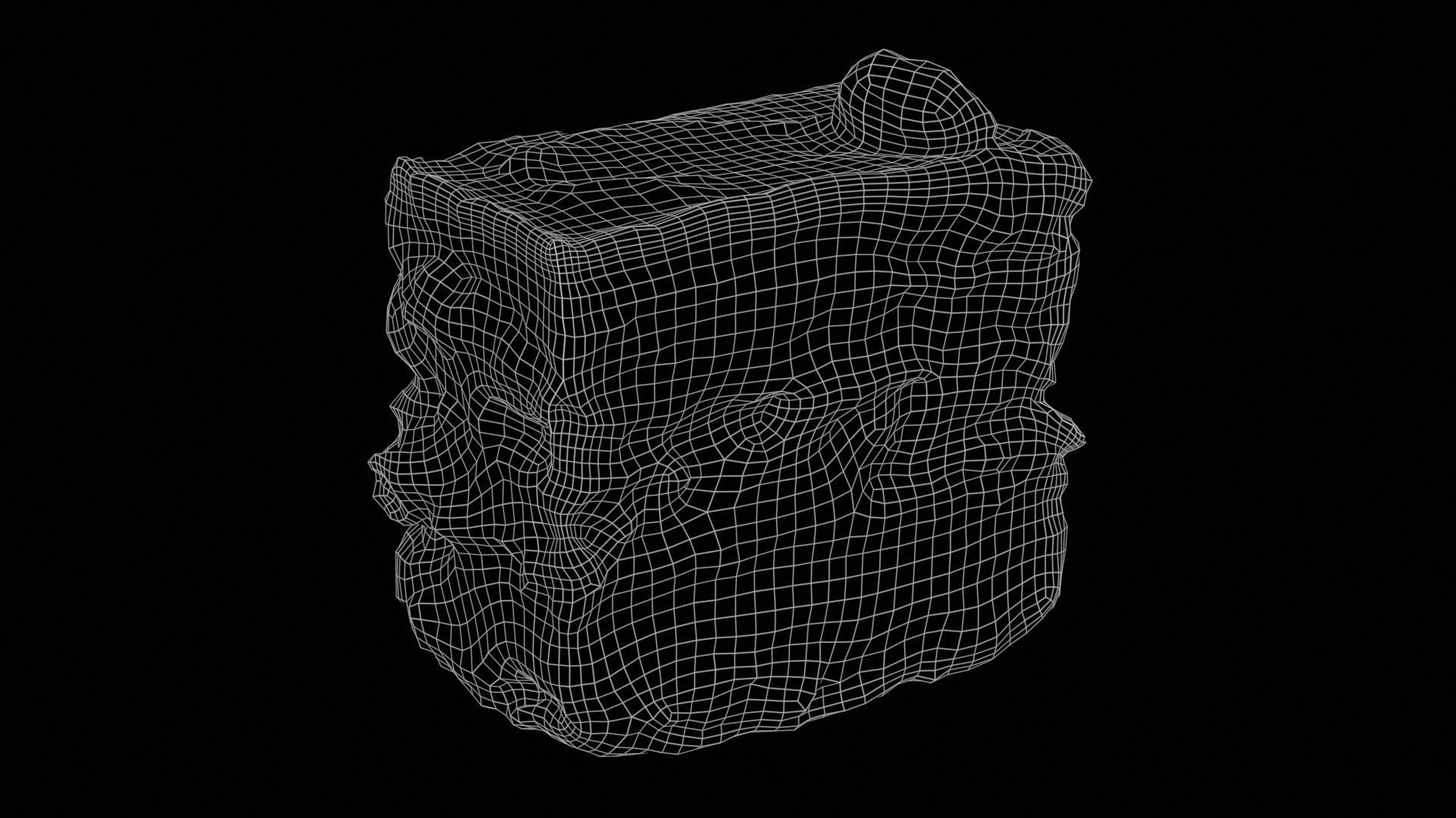 Layered Cake Low-poly 3D model_11