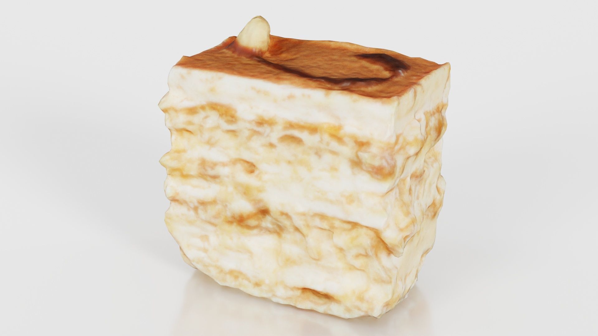 Layered Cake Low-poly 3D model_19