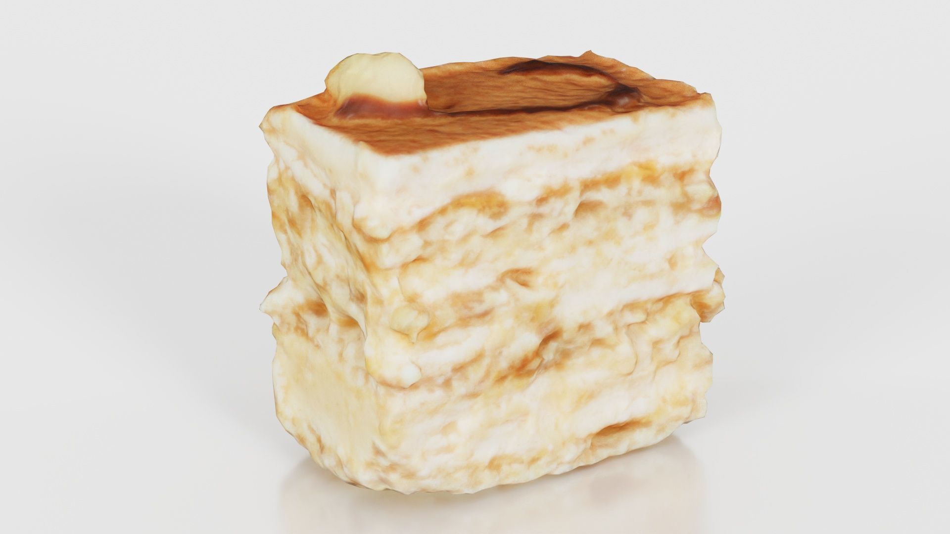 Layered Cake Low-poly 3D model_21