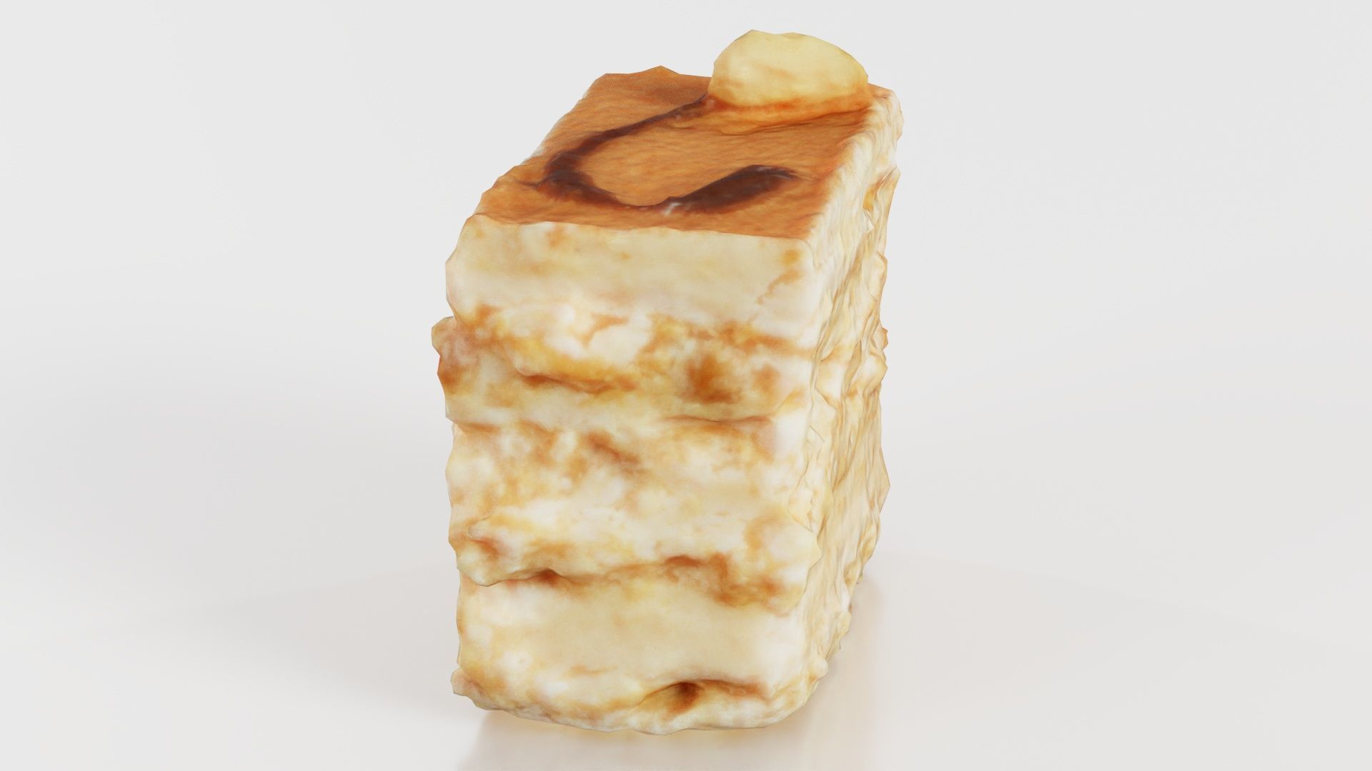 Layered Cake Low-poly 3D model_4