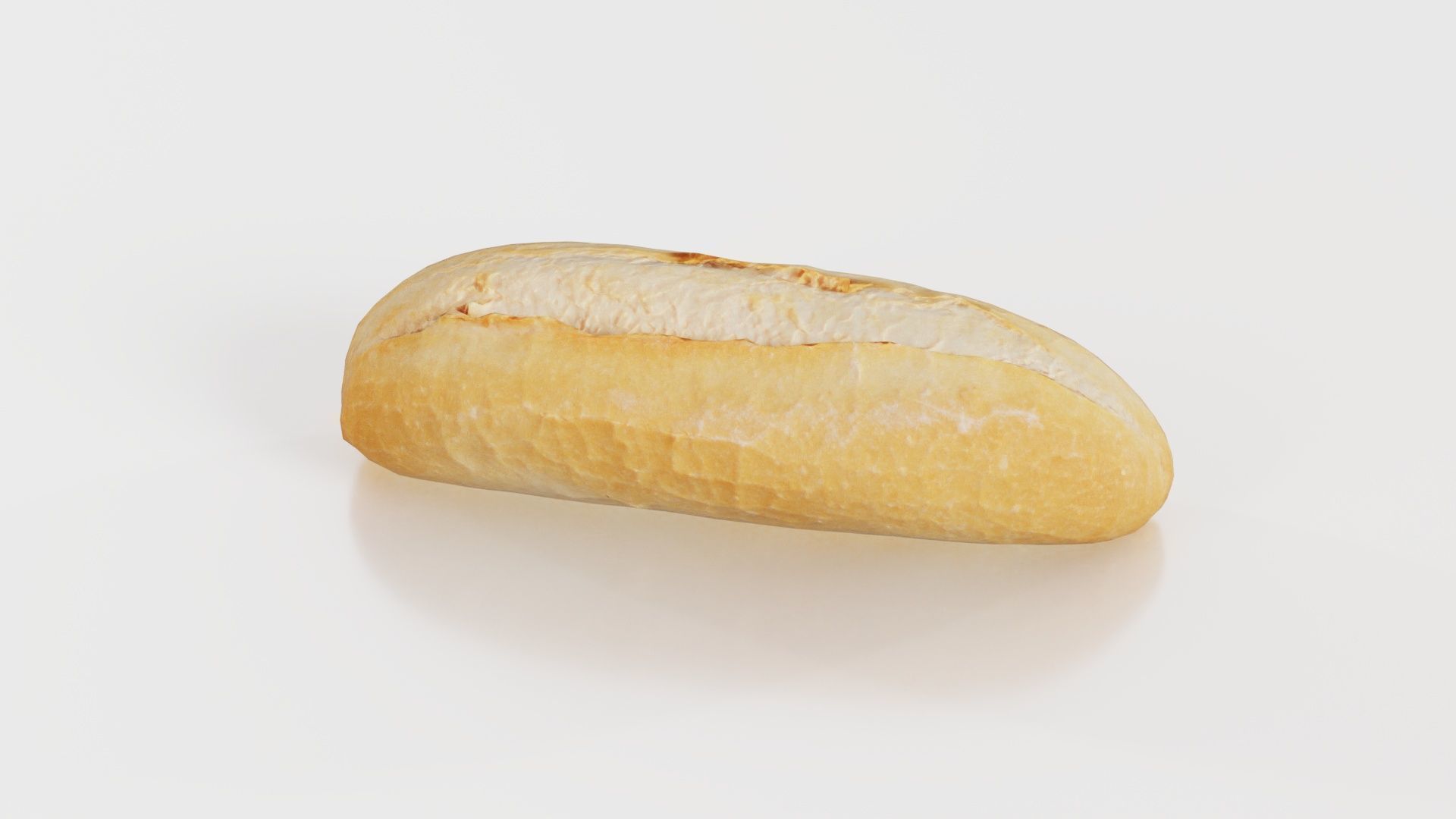 Long Regular Sandwich Low-poly 3D model_1