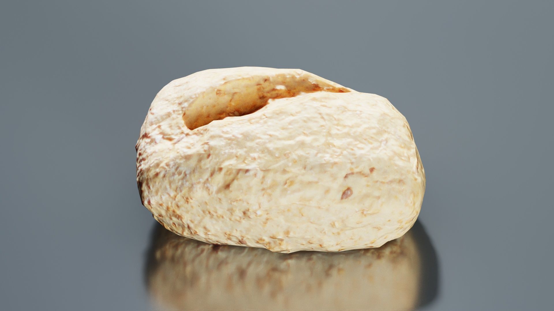 Long Seed Pistolet Low-poly 3D model_1