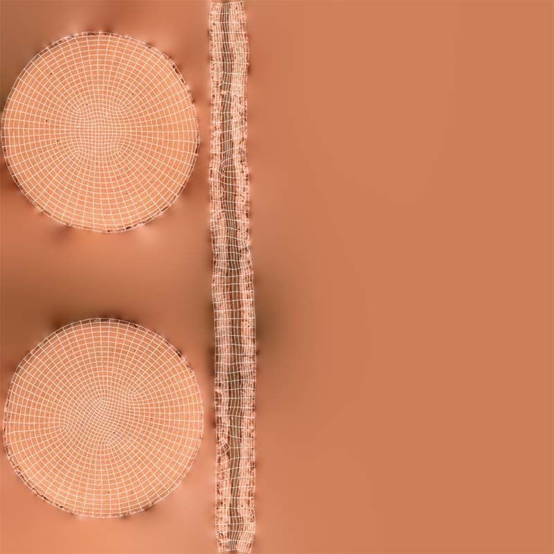 Macaron Brown Low-poly 3D model_14