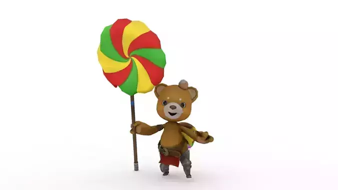 Teddy bear 3D model