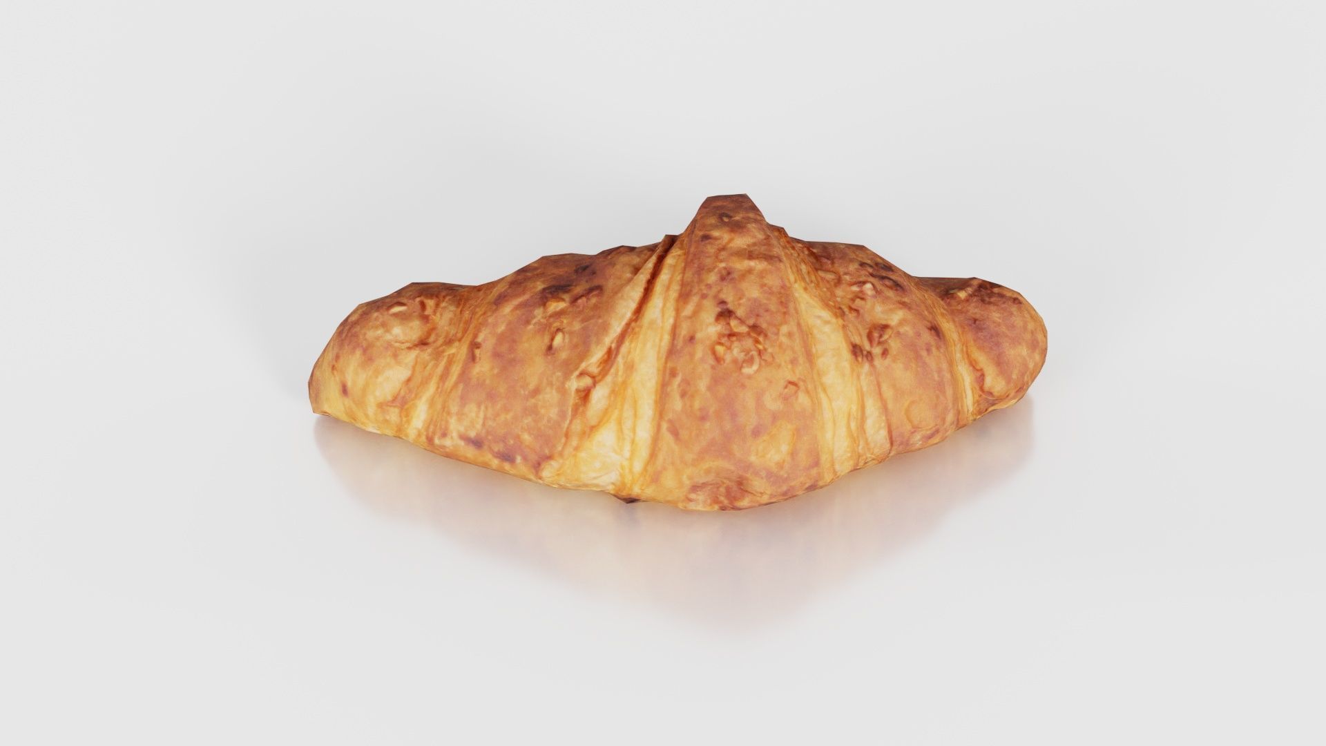 Nut Croissant Low-poly 3D model_22