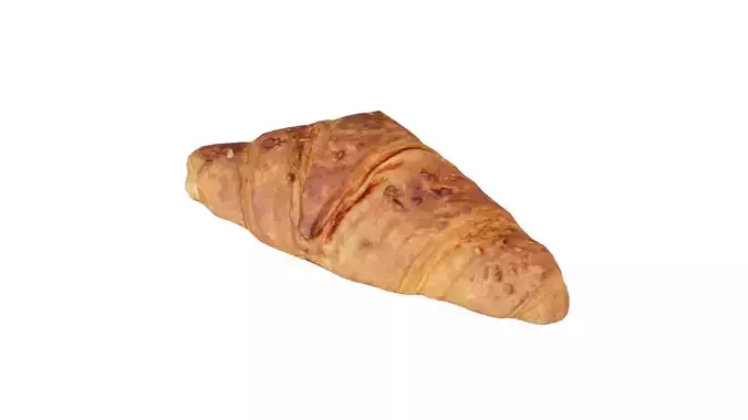 Nut Croissant Low-poly 3D model