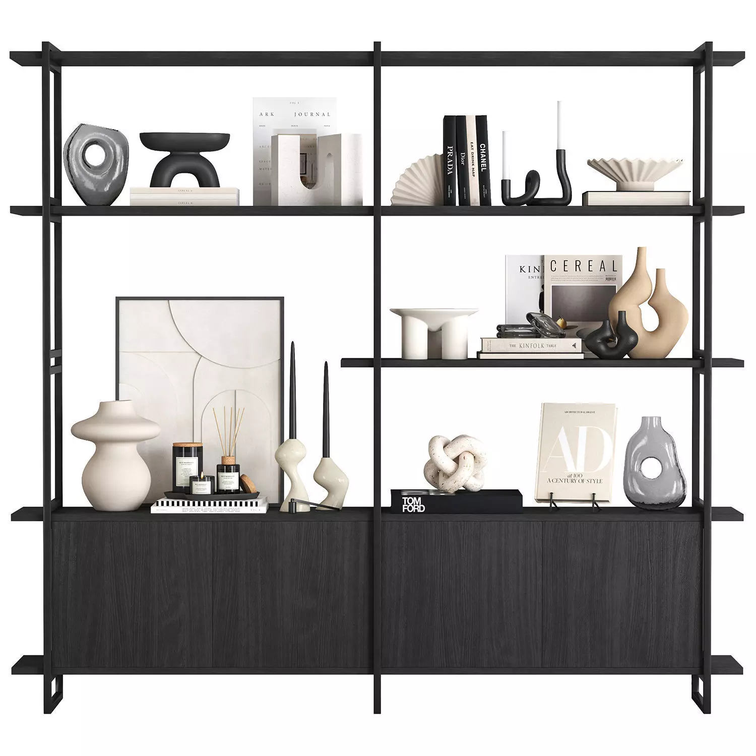 Decorative set-10- items from HM 3D model_0