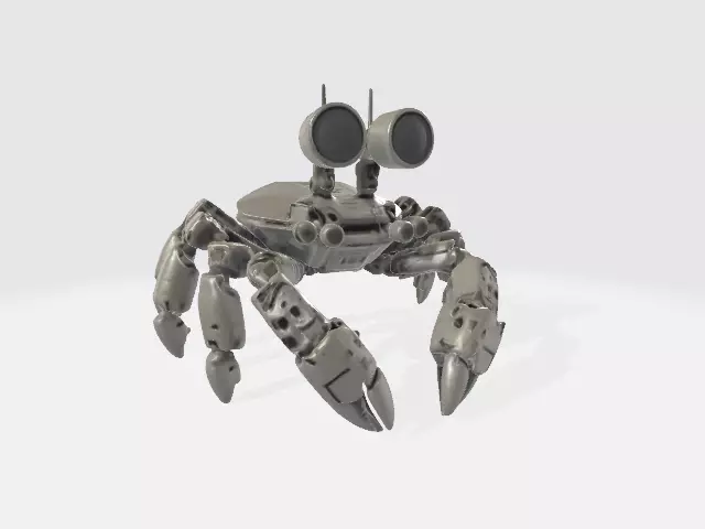 Crab robot 3D model_0