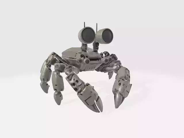 Crab robot 3D model