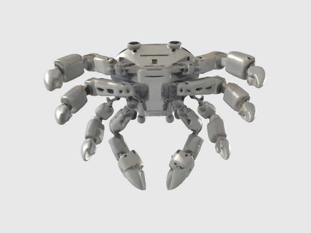 Crab robot 3D model_4